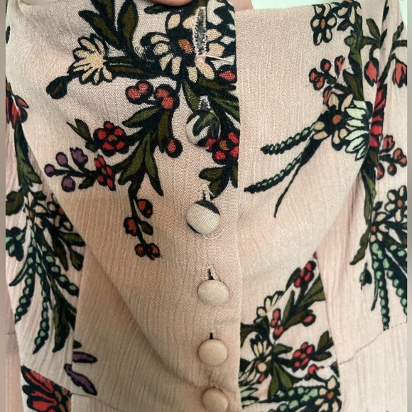 Flynn Skye Dusty Rose Floral Dress - Picture 6 of 6